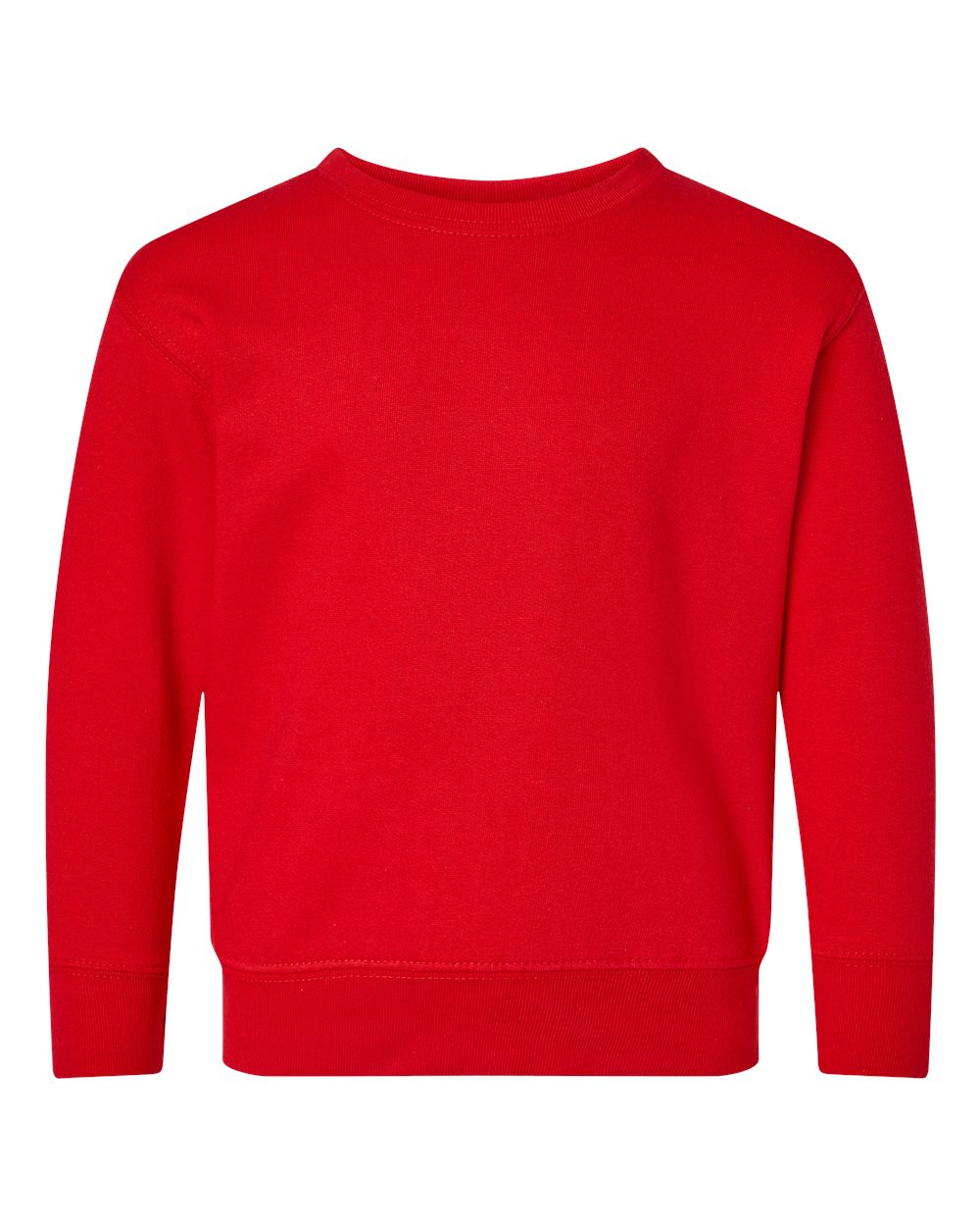 Rabbit Skins Toddler Fleece Crewneck Sweatshirt 3317 #color_Red