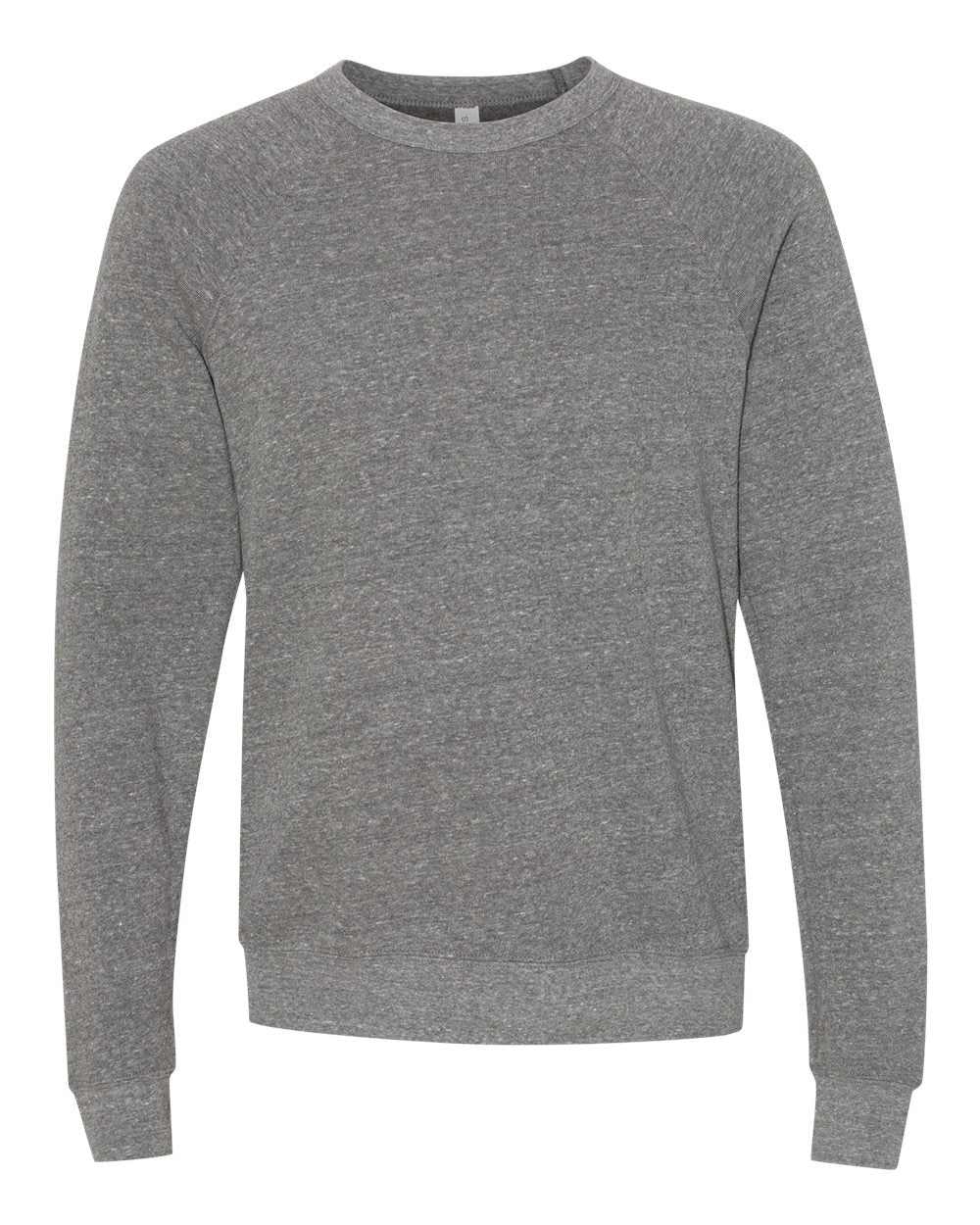 Deep Heather Color Unisex Sponge Fleece Raglan Crewneck Sweatshirt