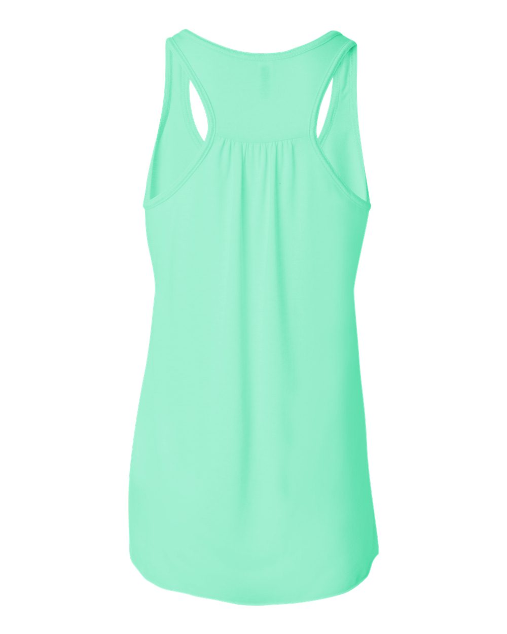 Mint Color Women's Flowy Racerback Tank