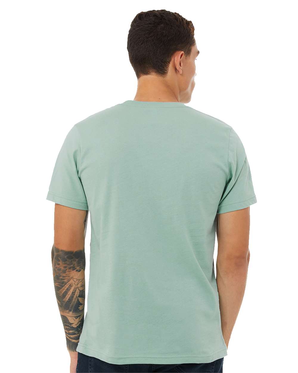 BELLA + CANVAS Unisex Jersey Tee 3001 #colormdl_Dusty Blue