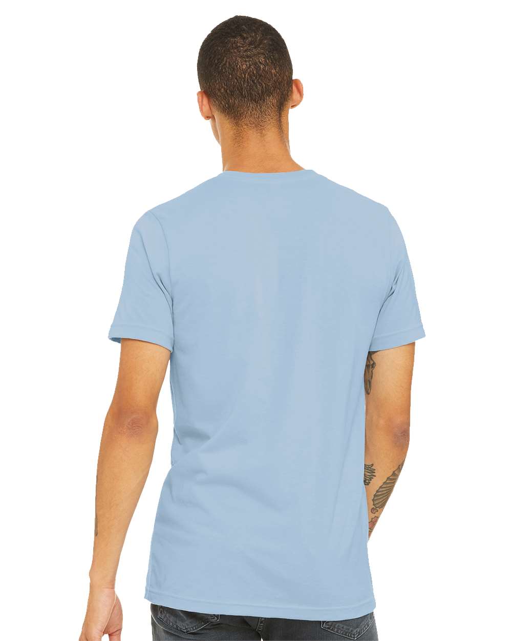 mdl Baby Blue Color BELLA + CANVAS Unisex Jersey Tee
