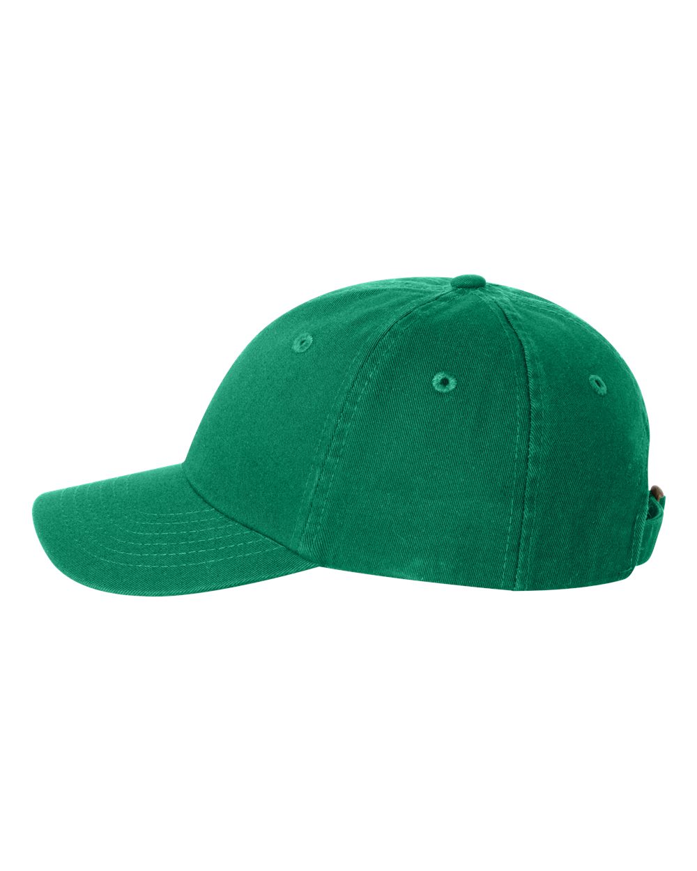 Kelly Color Valucap Small Fit Bio-Washed Dad's Cap Side View