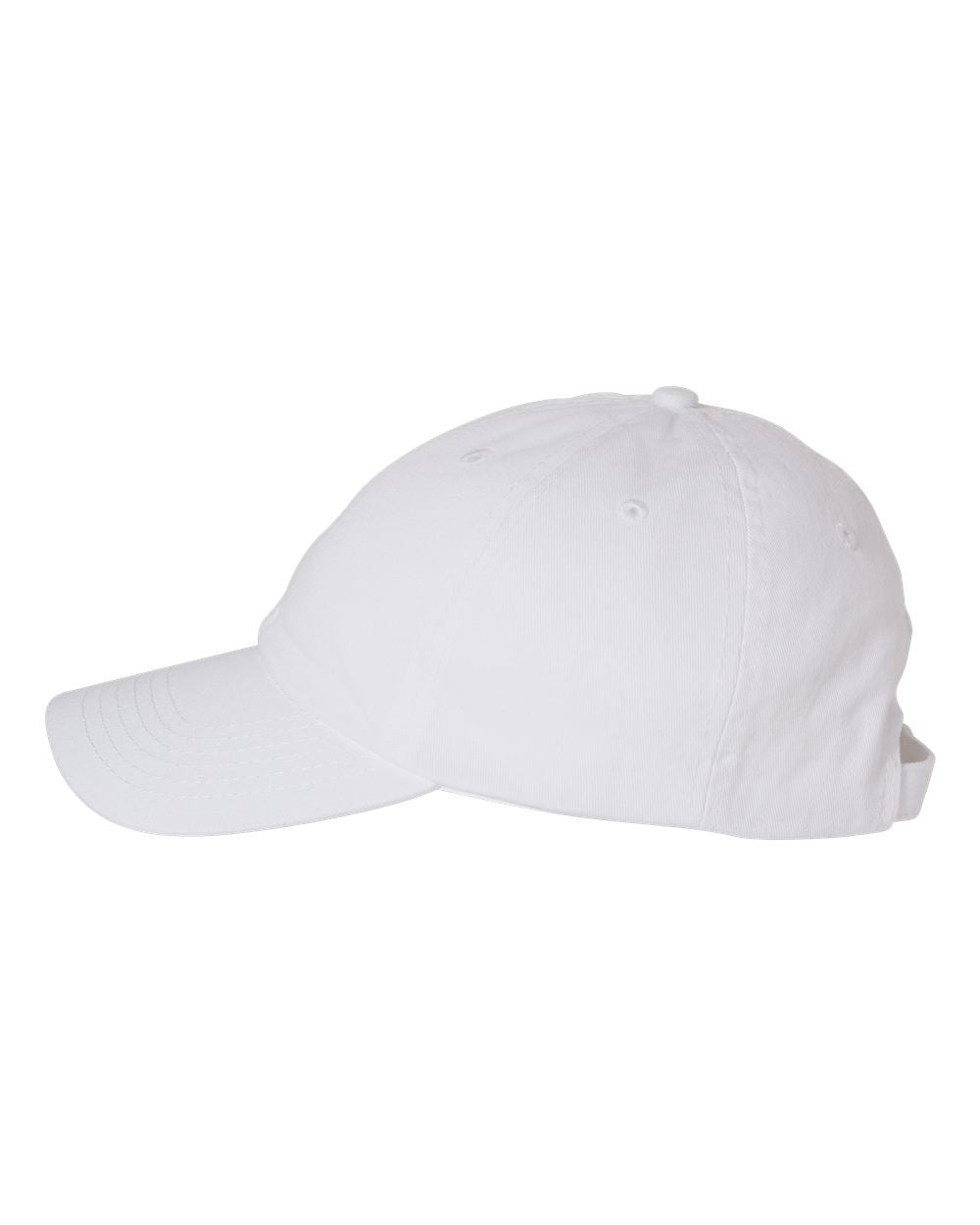 White Color Adult Bio-Washed Classic Dad’s Cap