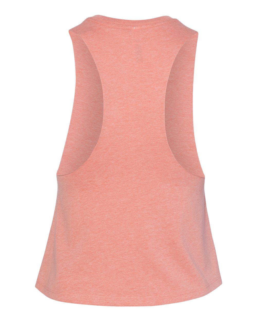 Heather Sunset Color Women's Racerback Crop Tank
