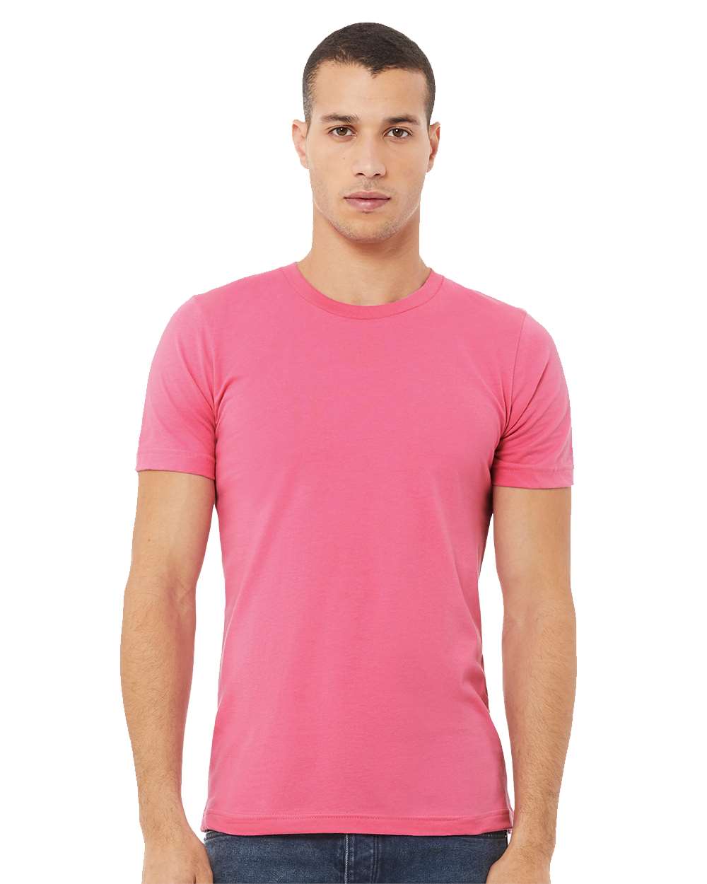 mdl Charity Pink Color BELLA + CANVAS Unisex Jersey Tee