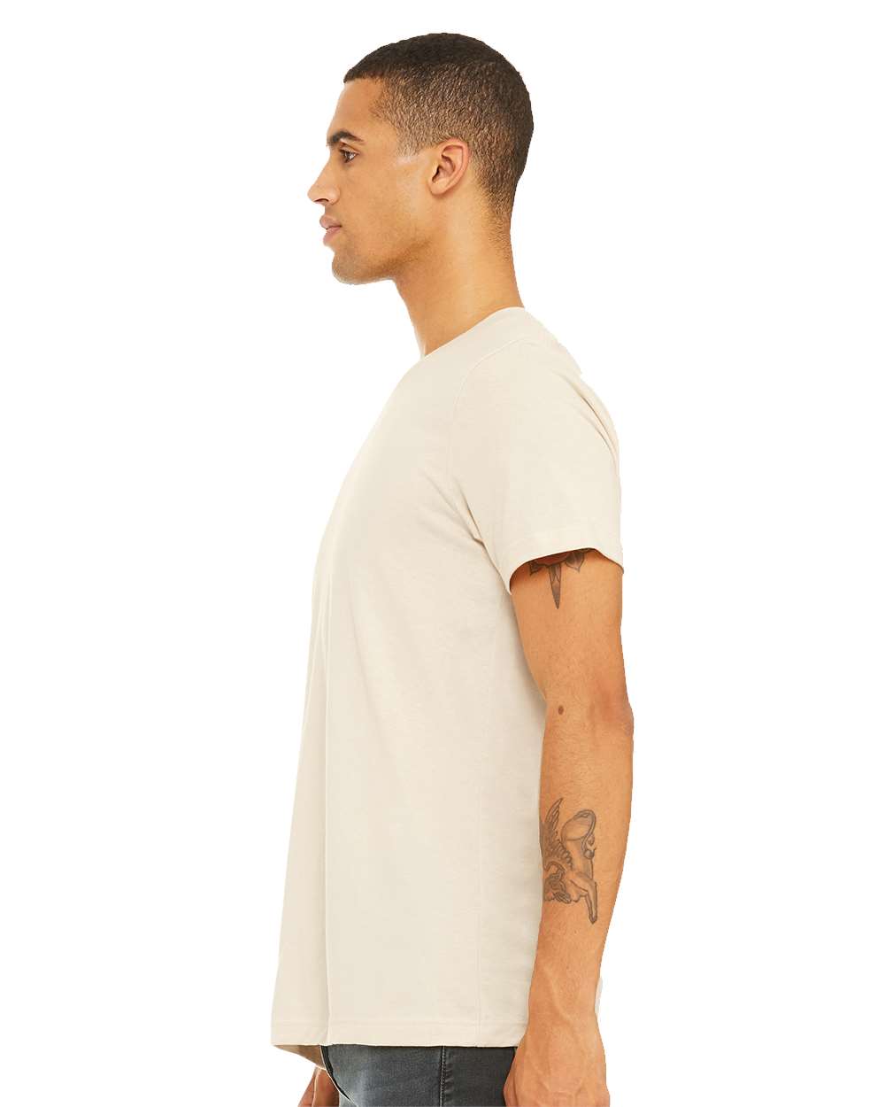 BELLA + CANVAS Unisex Jersey Tee 3001 mdl Natural Color BELLA + CANVAS Unisex Jersey Tee