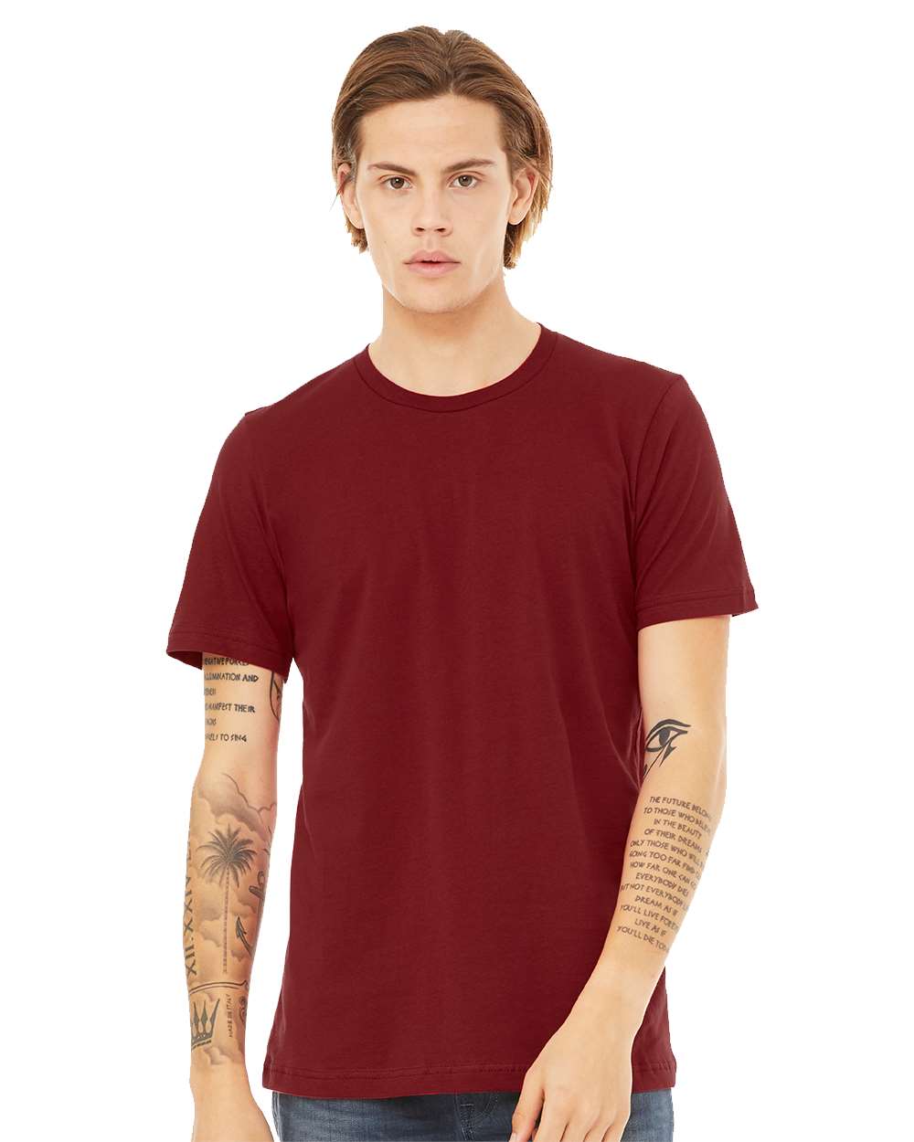 mdl Cardinal Color BELLA + CANVAS Unisex Jersey Tee