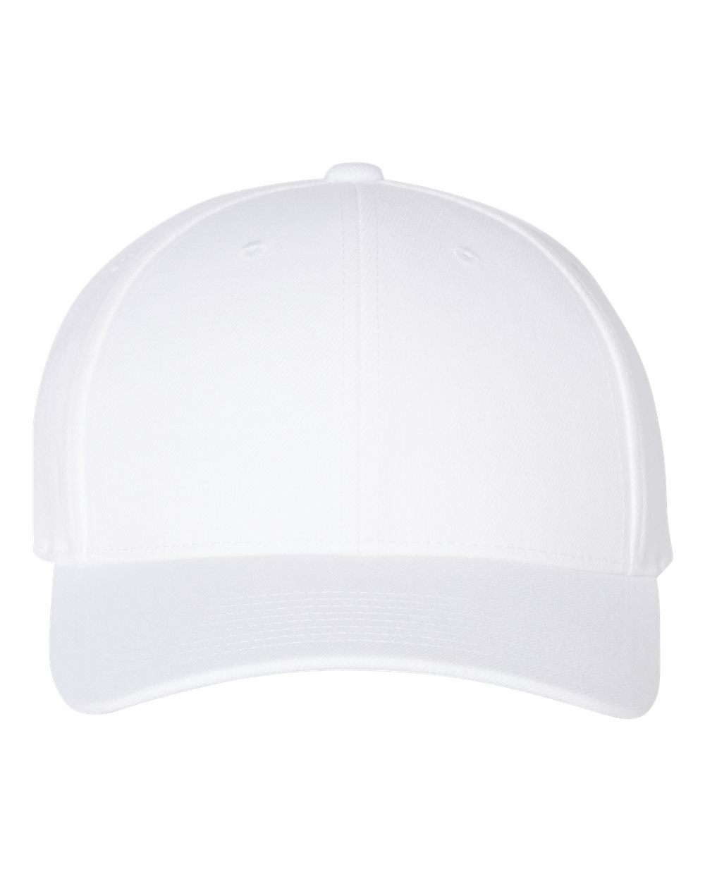 White Color Premium Curved Visor Snapback Cap