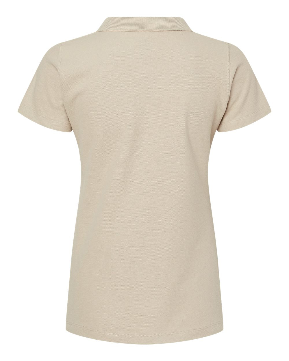 M&O Women's Ringspun Polo 7600 #color_Sand