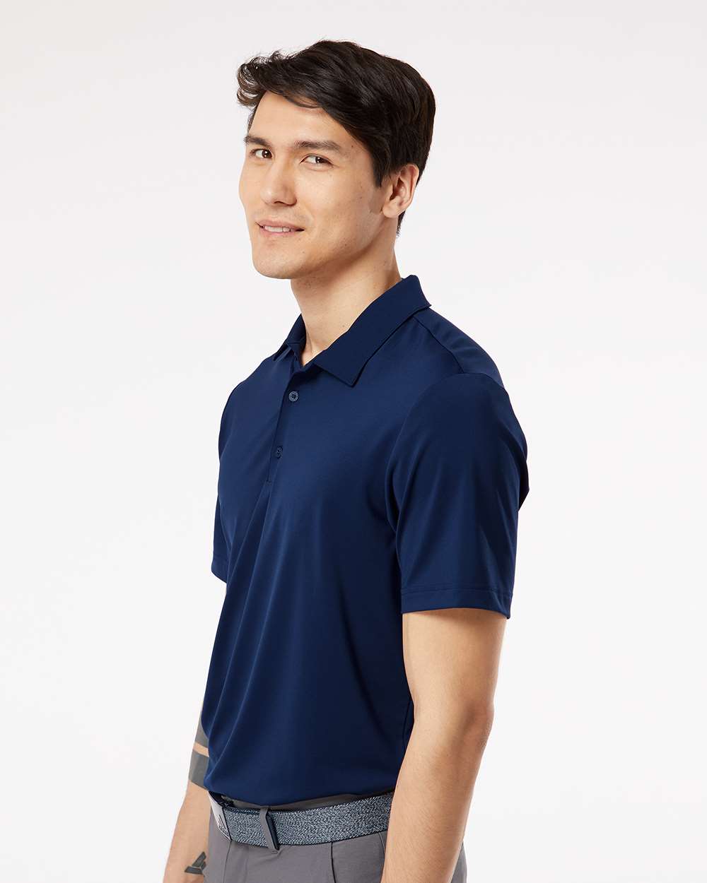 Adidas A514 Ultimate Solid Polo #colormdl_Team Navy Blue