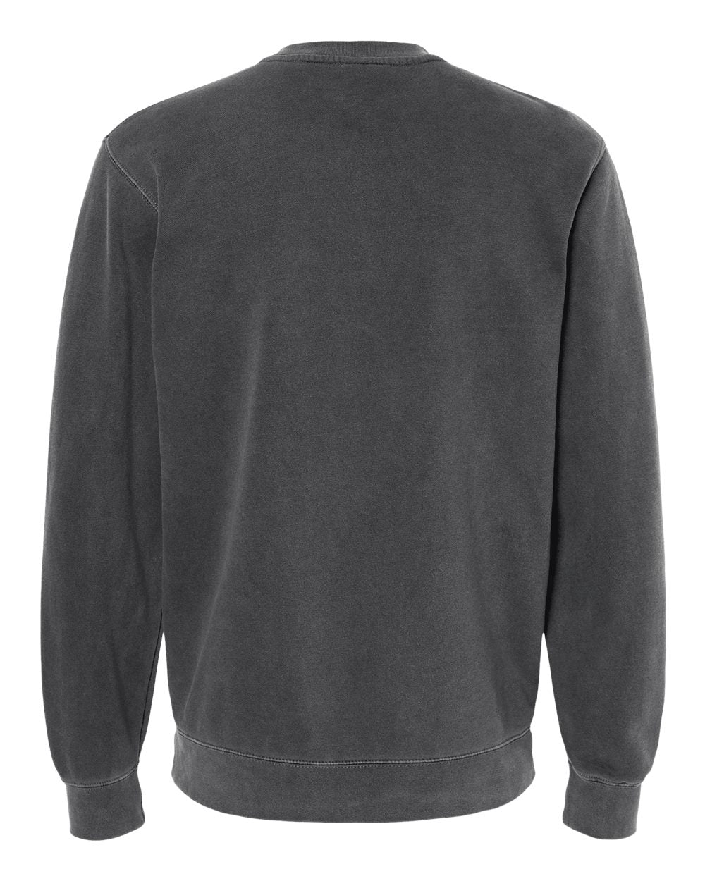 Independent Trading Co. Unisex Midweight Pigment-Dyed Crewneck Sweatshirt PRM3500 #color_Pigment Black