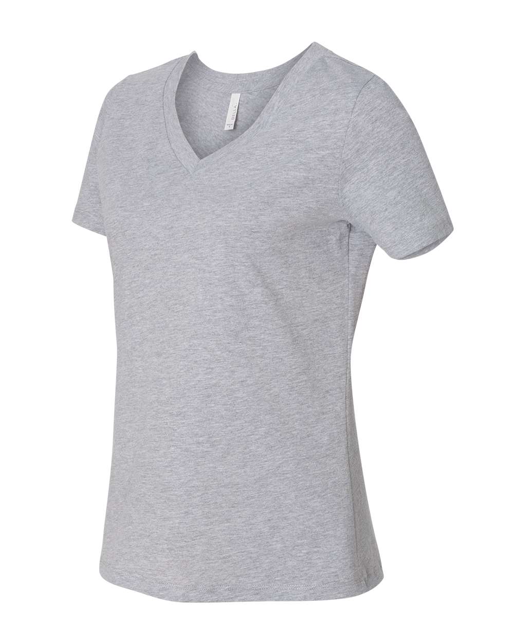 Athletic Heather Color Women's Relaxed Heather CVC V-Neck Tee