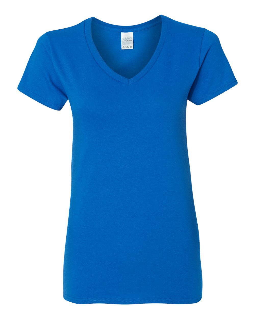 Gildan Heavy Cotton™ Women’s V-Neck T-Shirt 5V00L #color_Royal