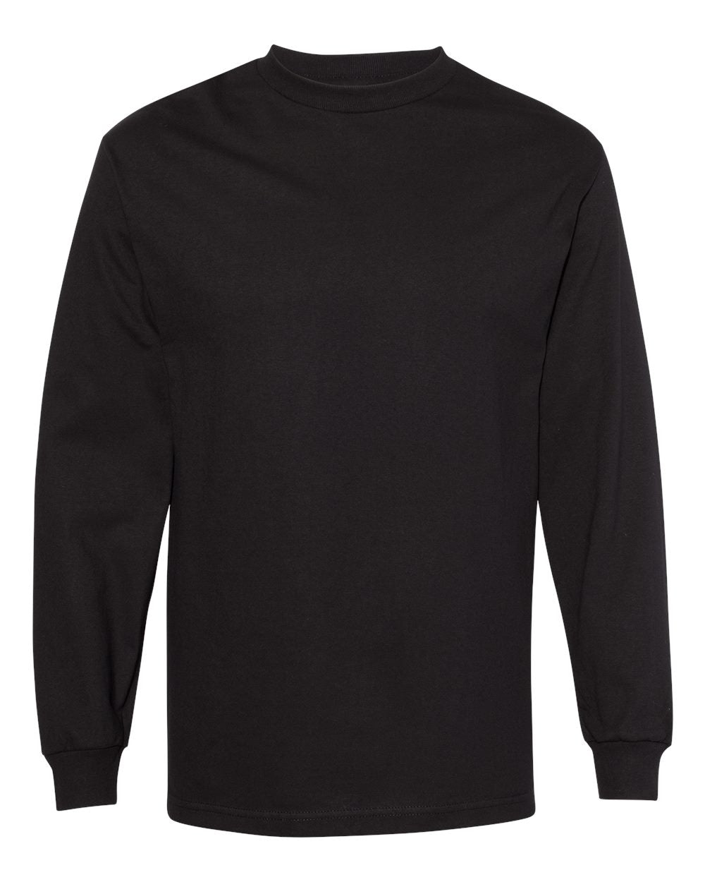 American Apparel  1304 Unisex Heavyweight Cotton Long Sleeve Tee #color_Black