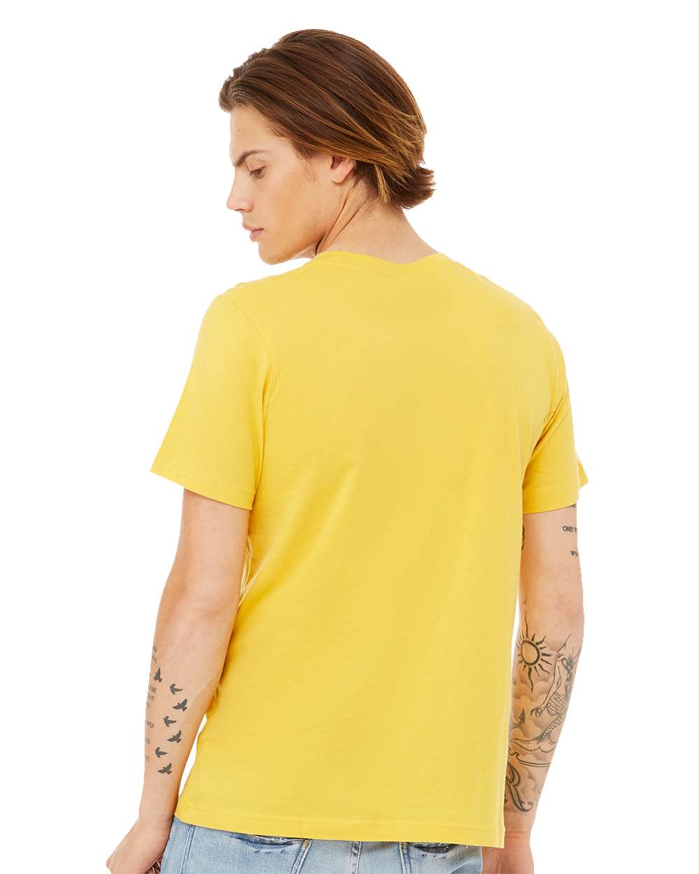 BELLA + CANVAS Unisex Jersey Tee 3001 mdl Maize Yellow Color BELLA + CANVAS Unisex Jersey Tee