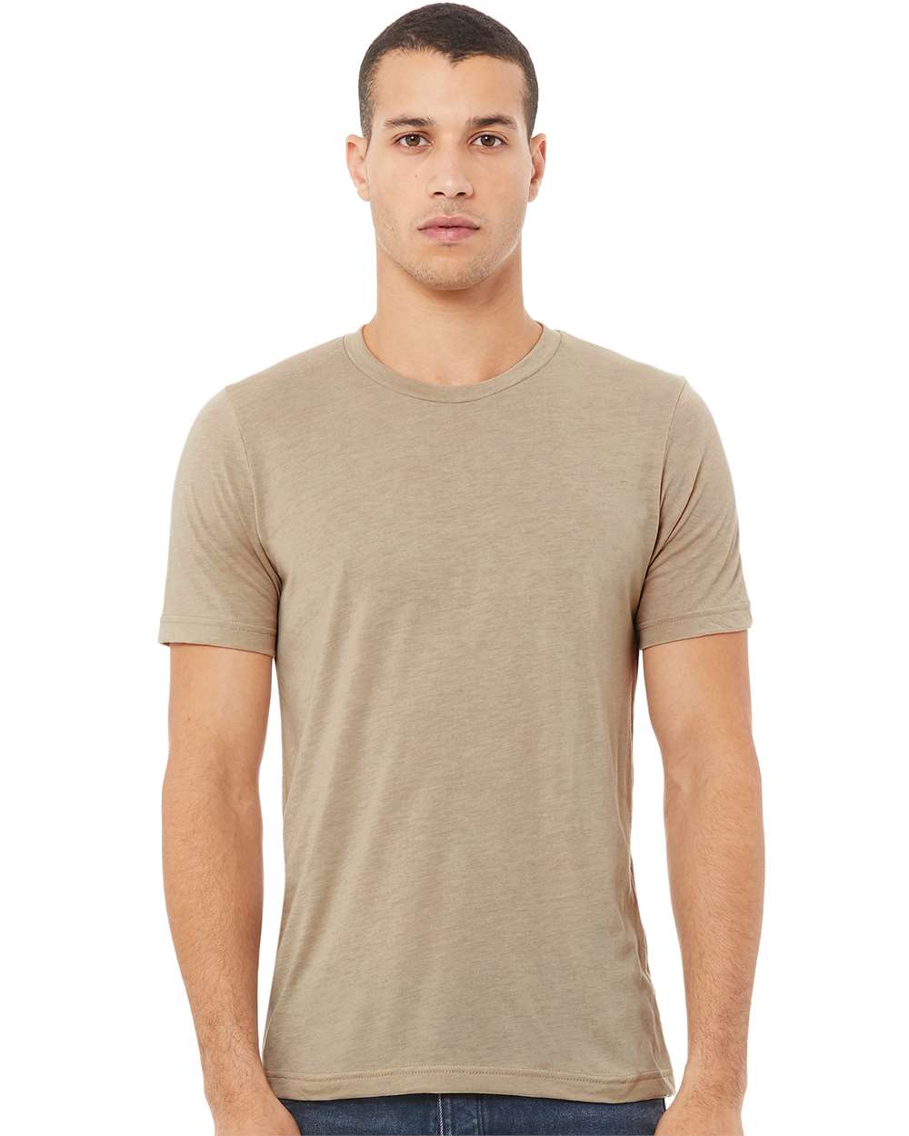 BELLA + CANVAS Unisex Triblend Tee 3413 #colormdl_Tan Triblend