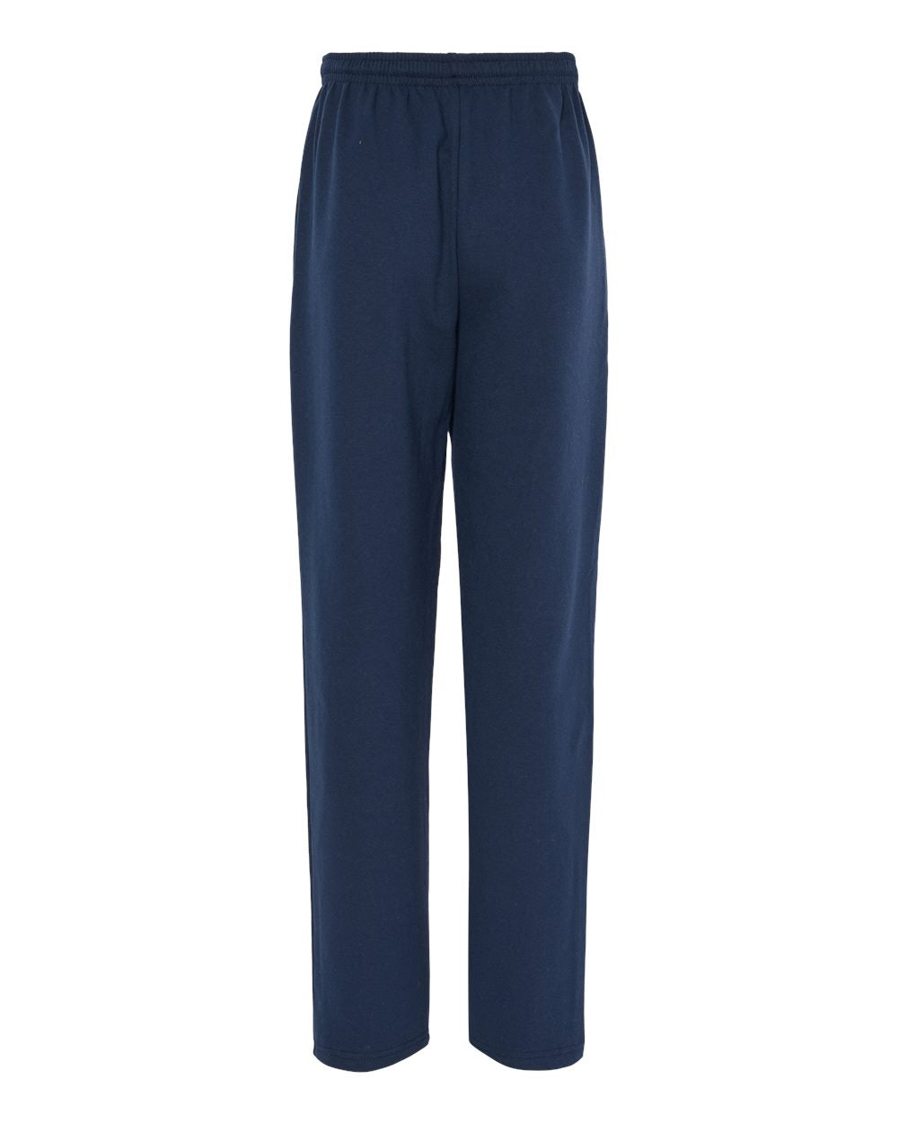 King Fashion Pocketed Open Bottom Sweatpants KF9022 #color_Navy