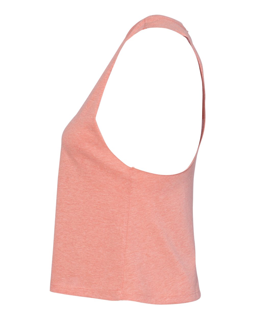 Heather Sunset Color Women's Racerback Crop Tank
