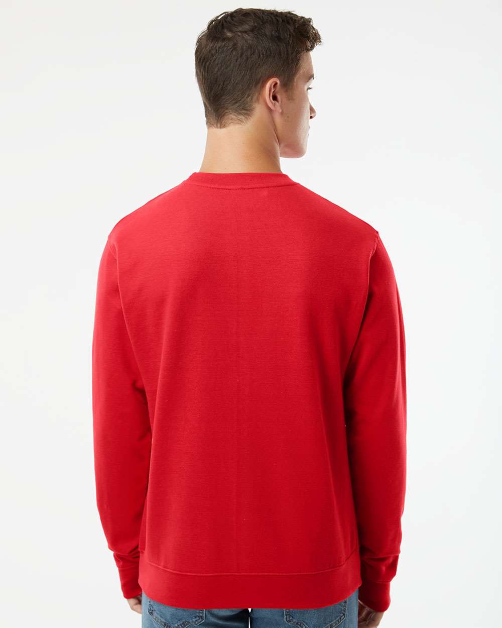 Independent Trading Co. Midweight Sweatshirt SS3000 #colormdl_Red