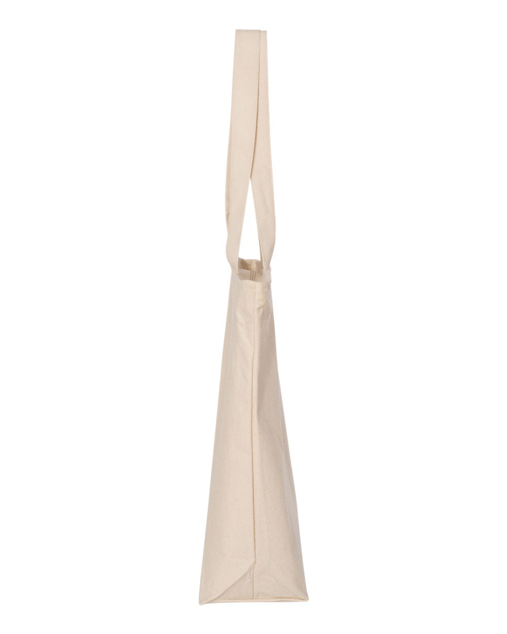 Q-Tees 25L Zippered Tote Q611 #color_Natural