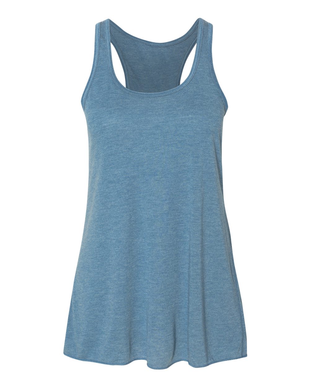 Heather Deep Teal Color Women's Flowy Racerback Tank