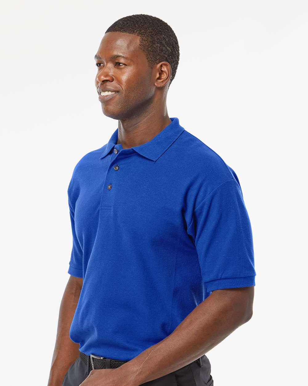 M&O Ring-Spun Piqué Polo 7002 #colormdl_Royal