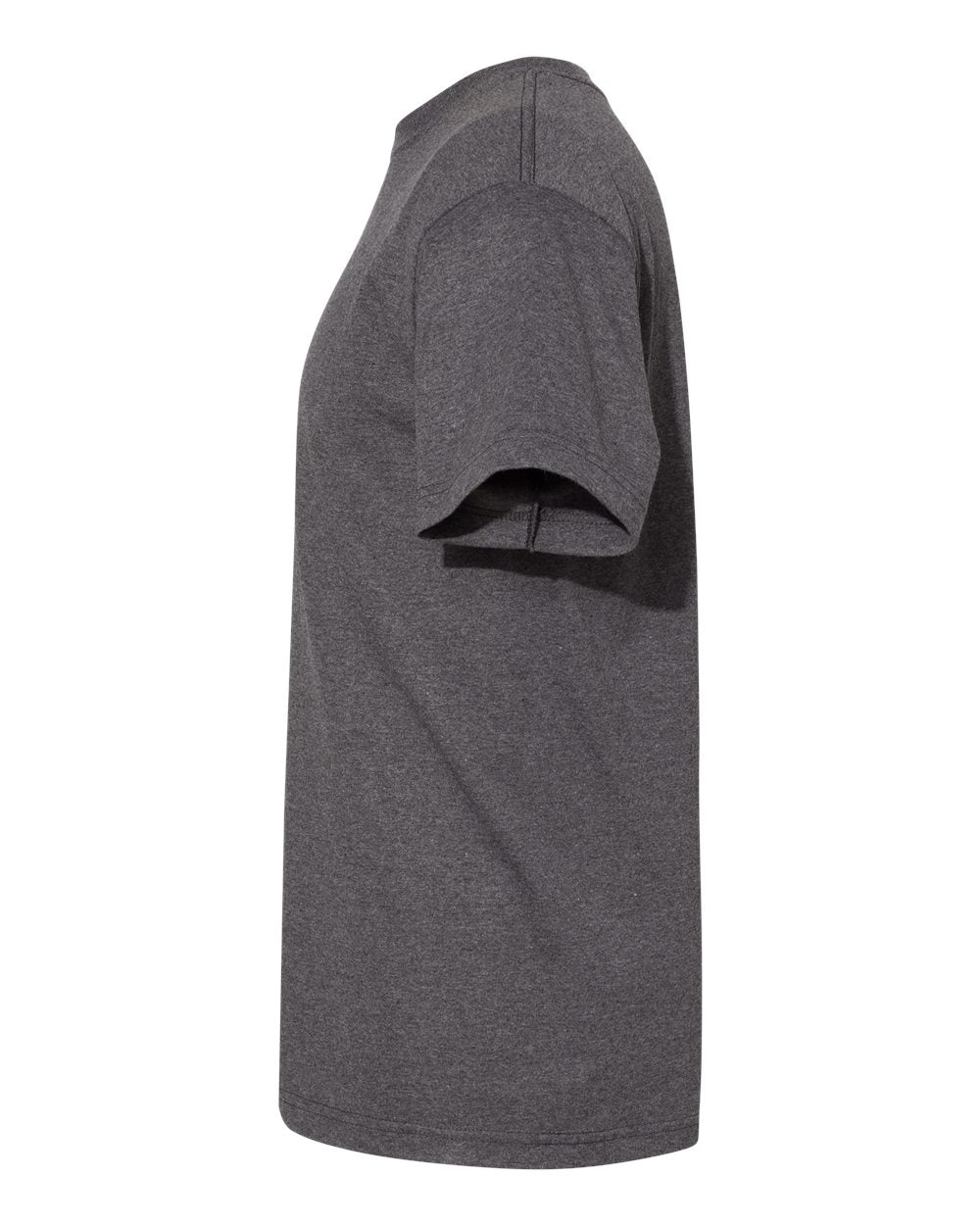 American Apparel 1301 Unisex Heavyweight Cotton Tee #color_Heather Charcoal