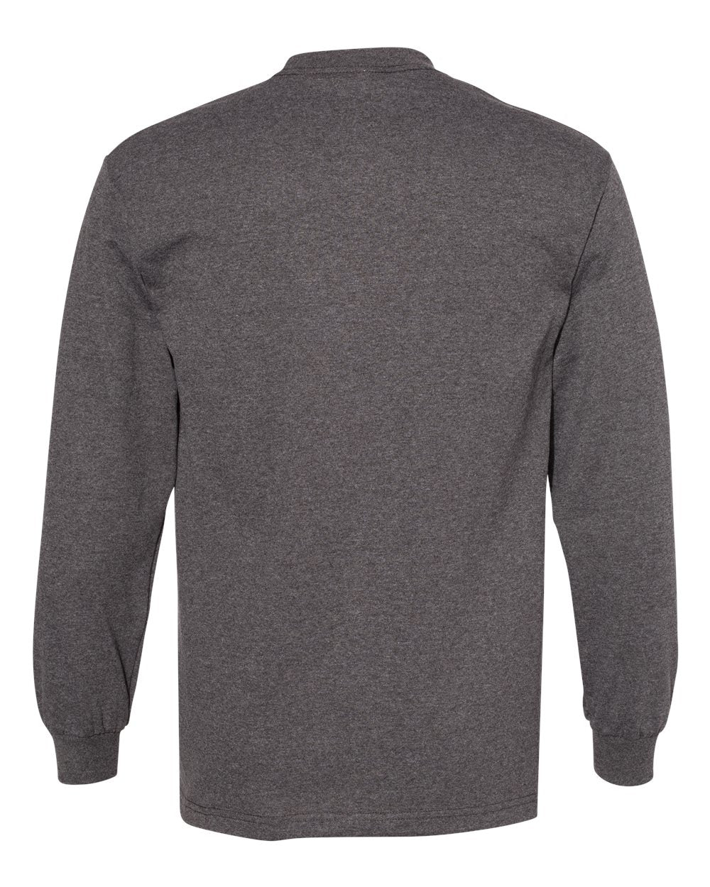 American Apparel  1304 Unisex Heavyweight Cotton Long Sleeve Tee #color_Heather Charcoal