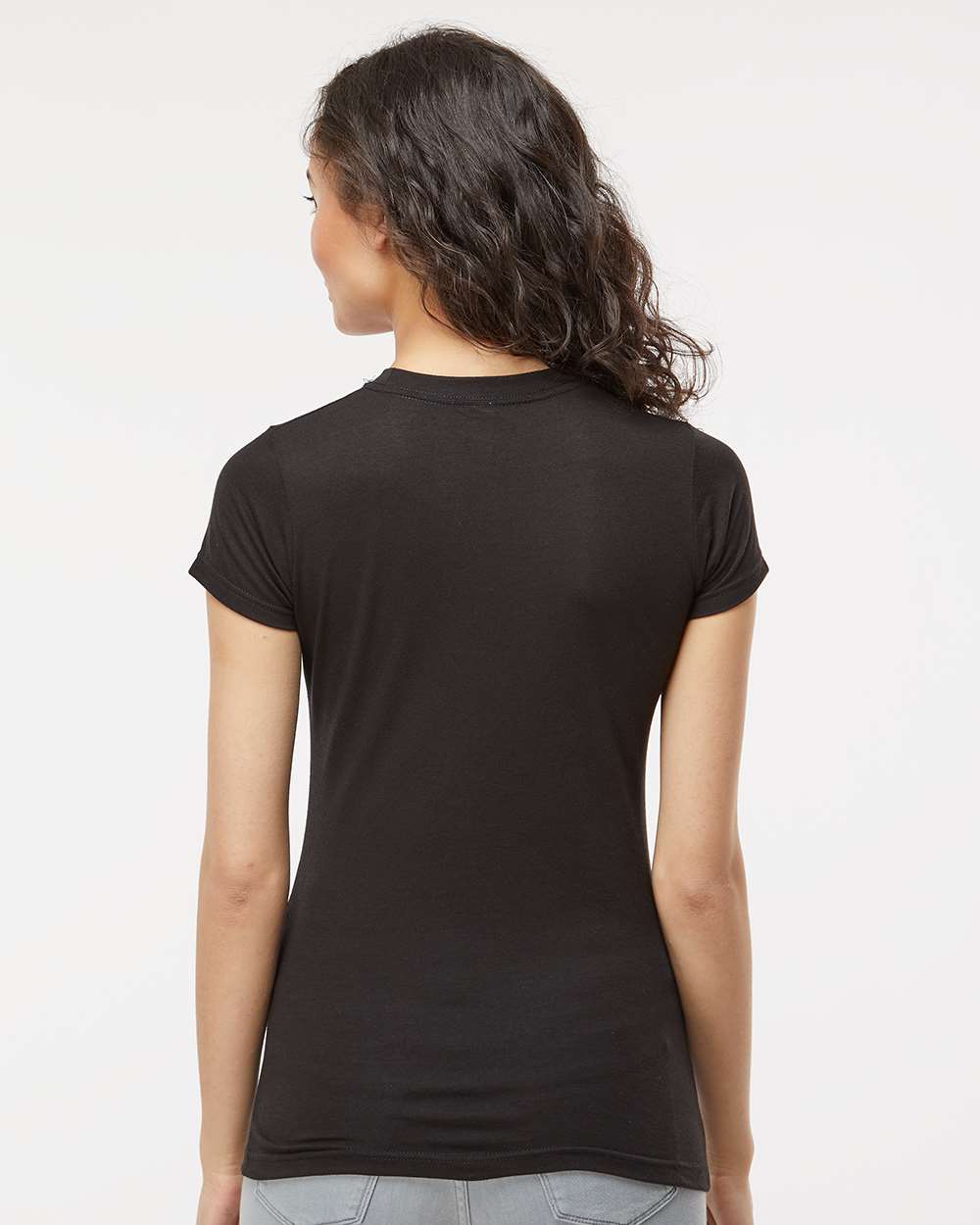 M&O Women's Deluxe Blend T-Shirt 3540 #colormdl_Black