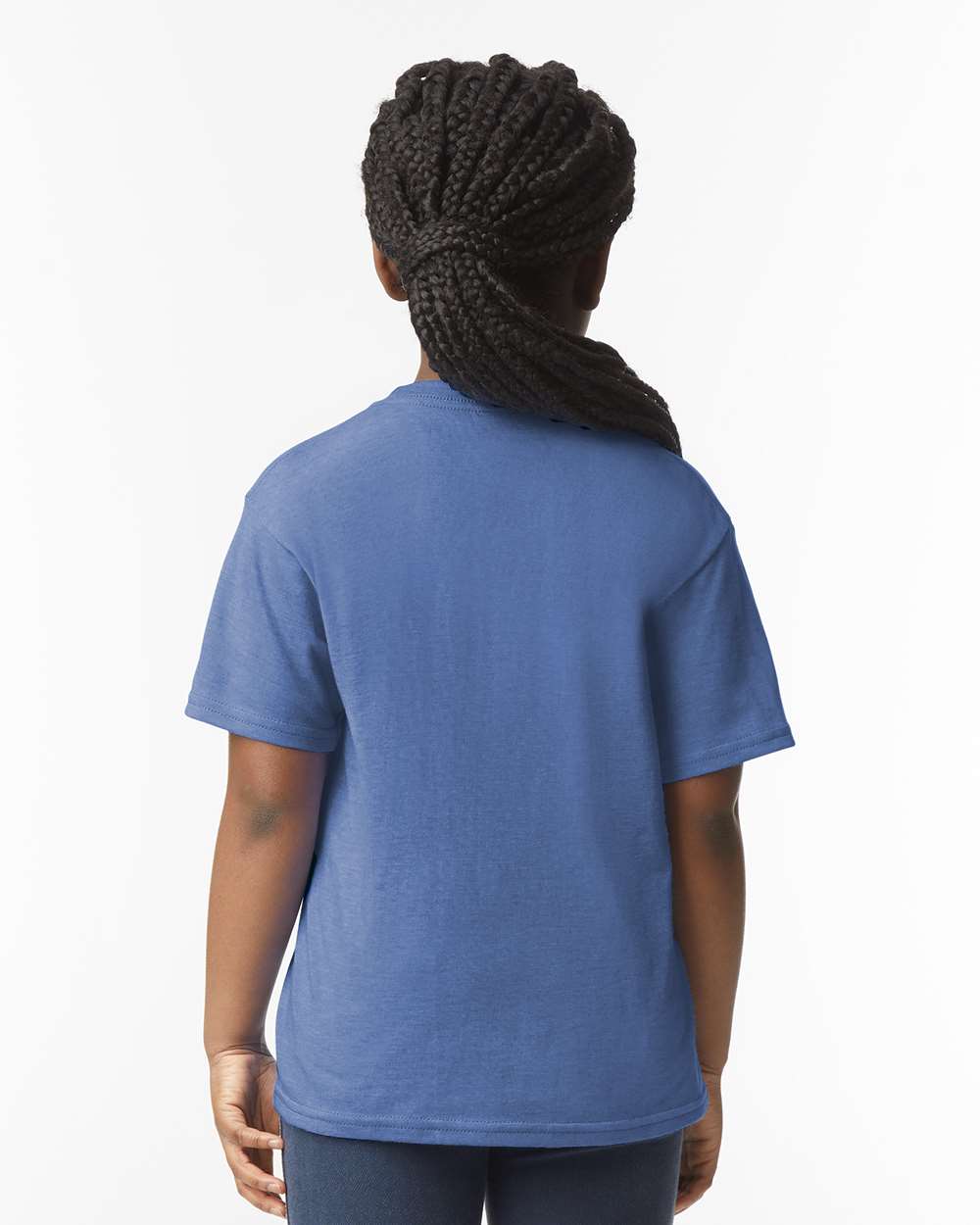 Gildan Softstyle® Youth T-Shirt 64000B #colormdl_Heather Royal
