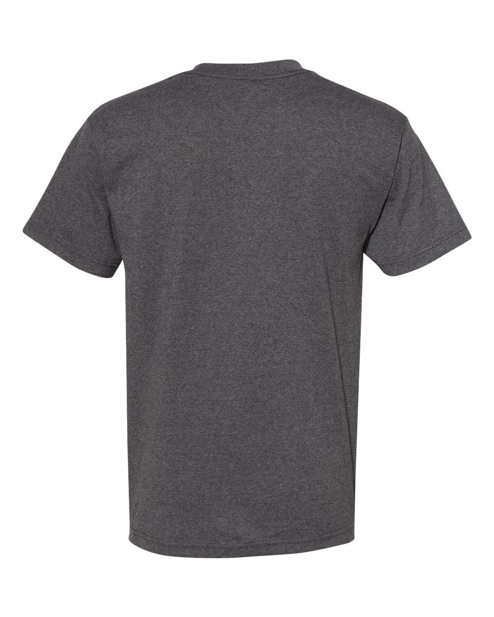 American Apparel 1301 Unisex Heavyweight Cotton Tee #color_Heather Charcoal