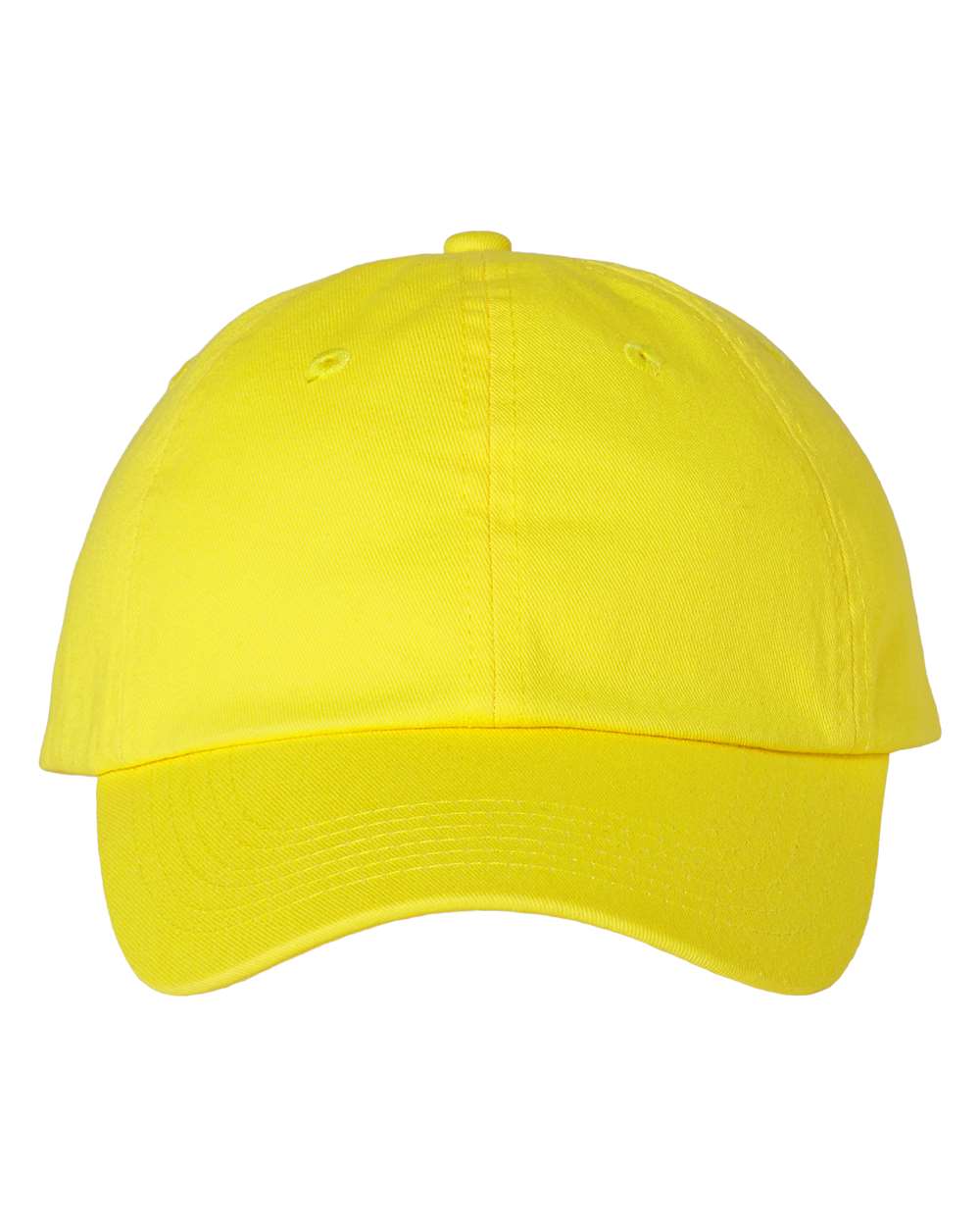 Neon Yellow Color Adult Bio-Washed Classic Dad’s Cap
