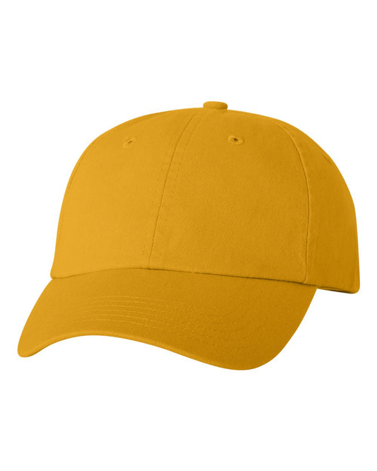 Gold Color Adult Bio-Washed Classic Dad’s Cap