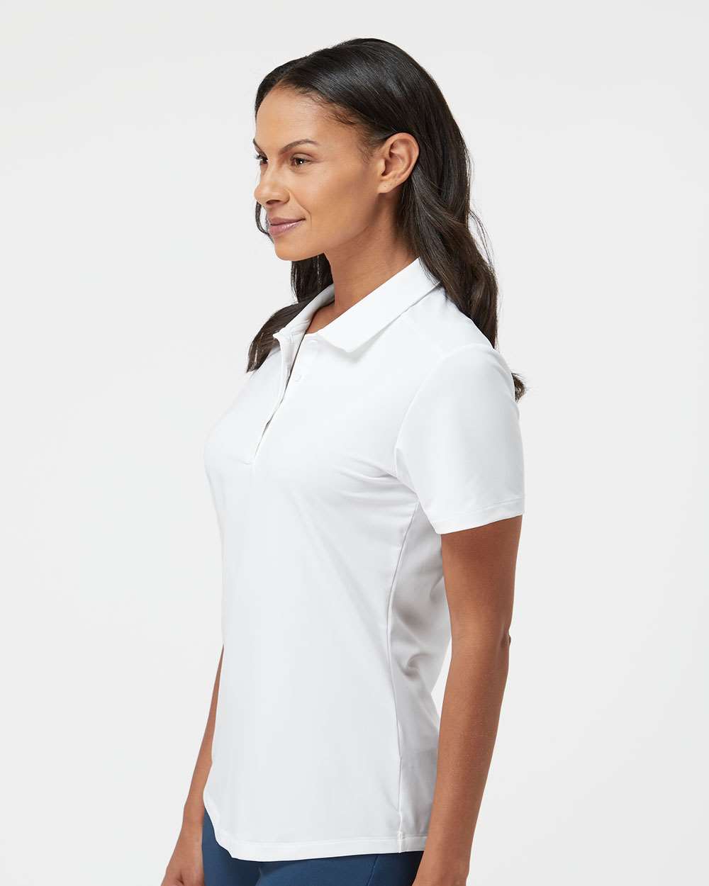Adidas A515 Women's Ultimate Solid Polo #colormdl_White