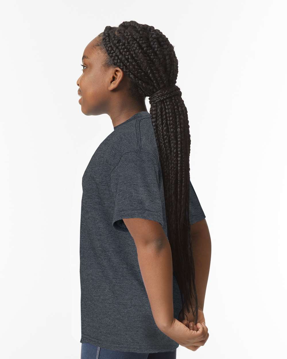 Gildan Softstyle® Youth T-Shirt 64000B #colormdl_Dark Heather