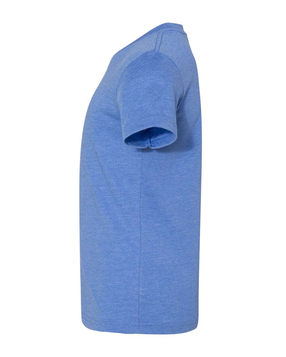 BELLA + CANVAS Youth CVC Unisex Jersey Tee 3001YCVC #color_Heather Columbia Blue