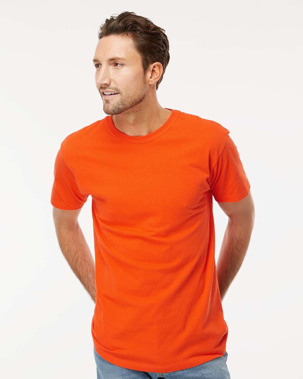 M&O Gold Soft Touch T-Shirt 4800 #colormdl_Orange