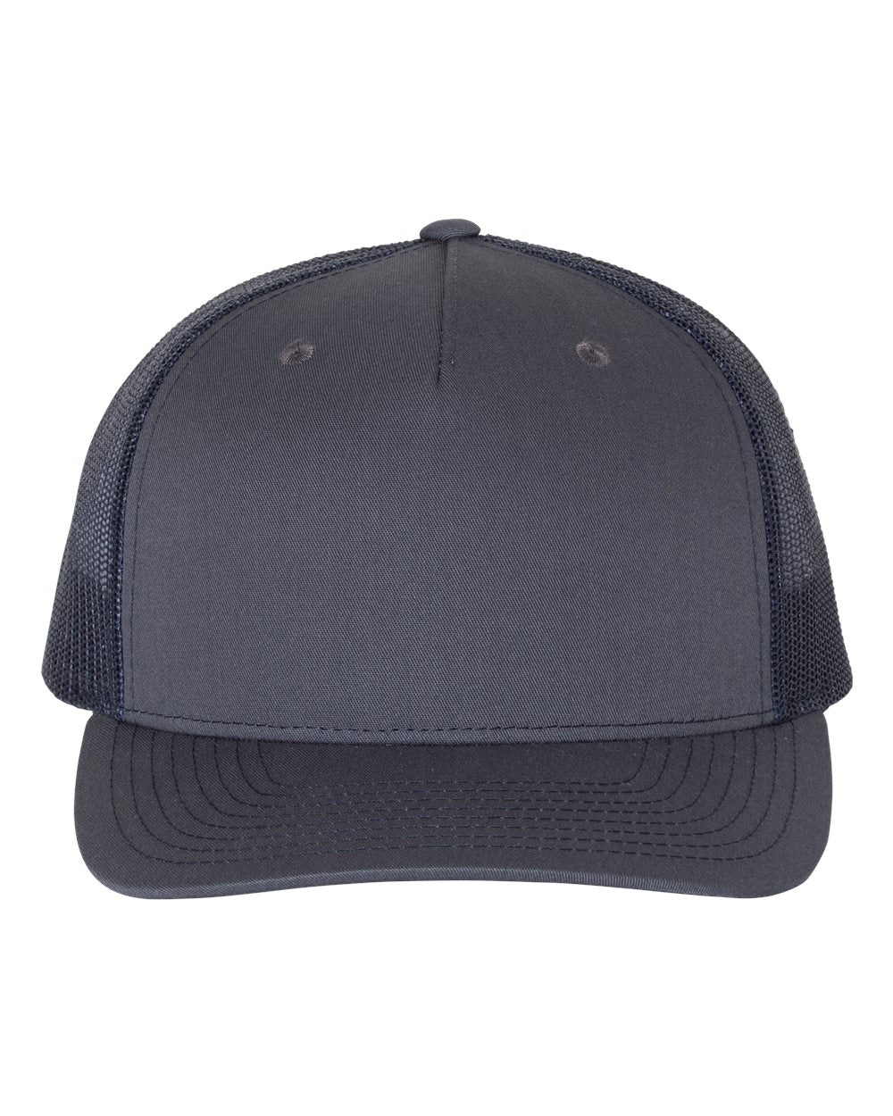 Richardson Five-Panel Trucker Cap 112FP Ombre Blue and Navy Color Five-Panel Trucker Cap