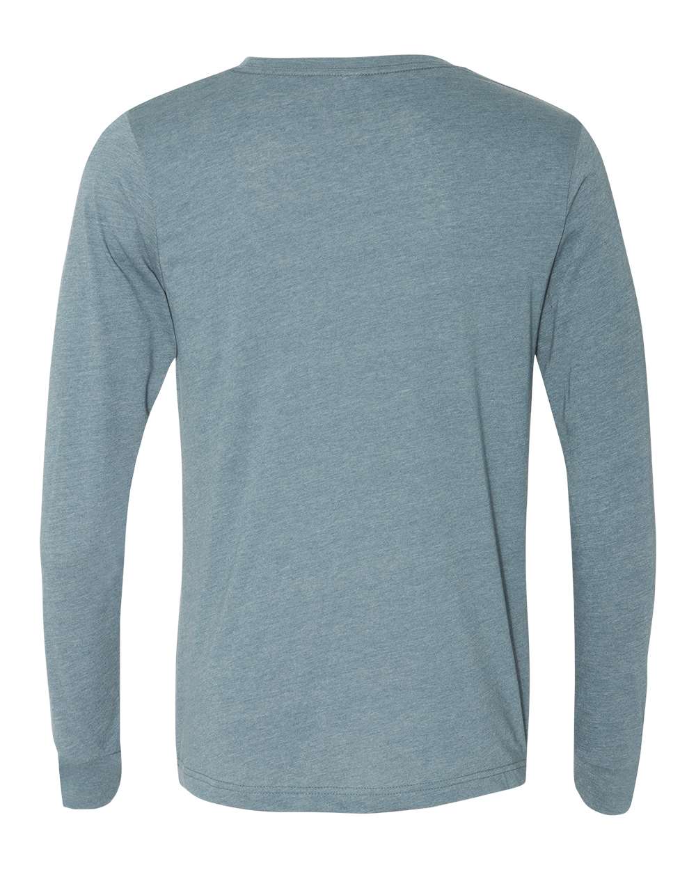 BELLA + CANVAS Unisex Heather CVC Long Sleeve Tee 3501CVC #color_Heather Slate