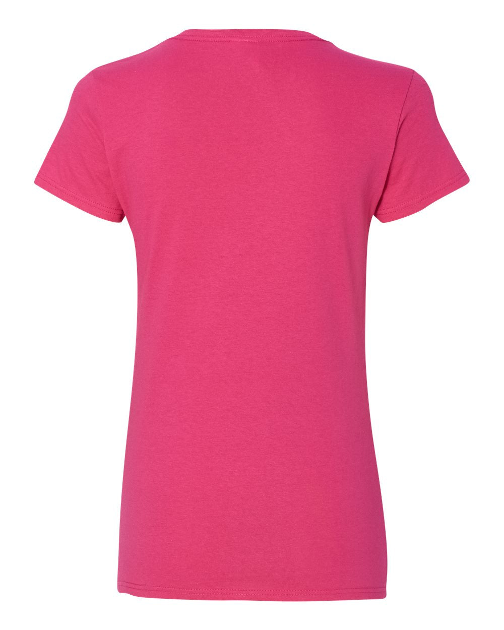 Gildan Heavy Cotton™ Women’s V-Neck T-Shirt 5V00L #color_Heliconia