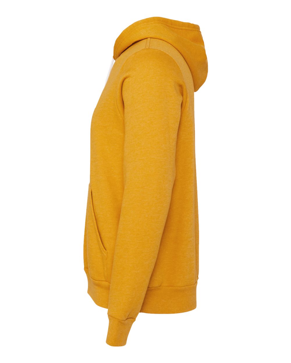 BELLA + CANVAS Unisex Sponge Fleece Hoodie 3719 #color_Heather Mustard
