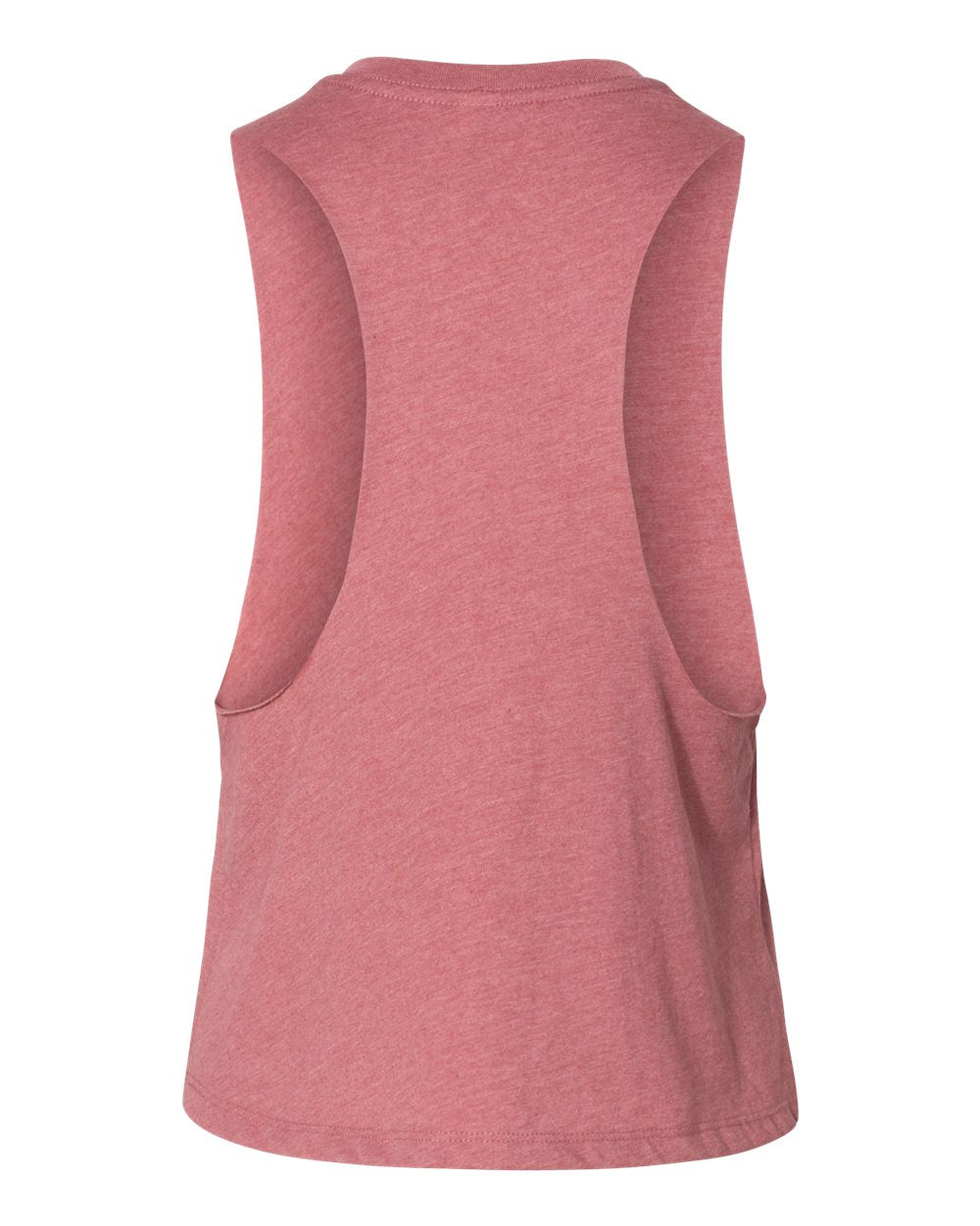 Heather Mauve Color Women's Racerback Crop Tank