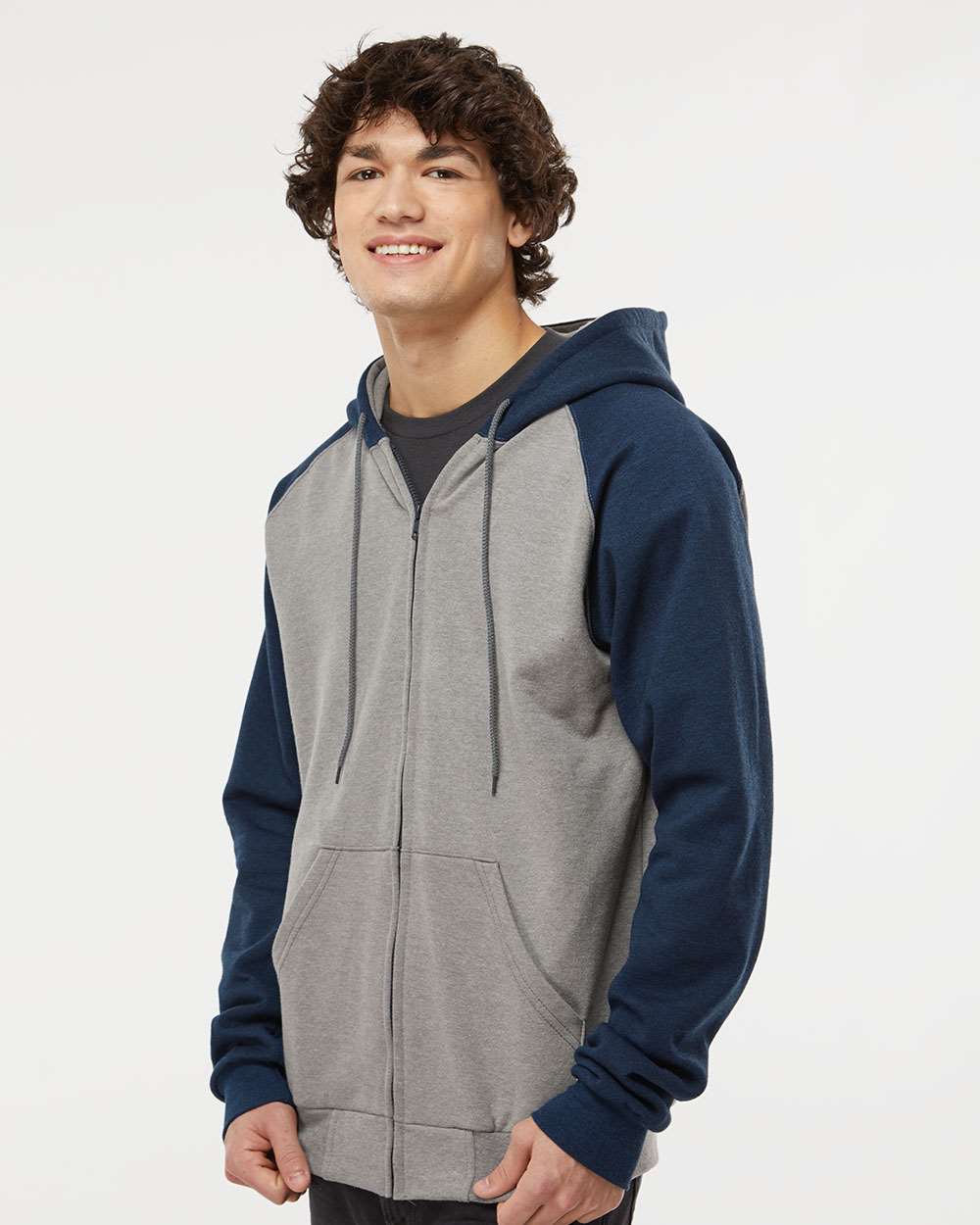 #colormdl_Grey Heather/ Navy