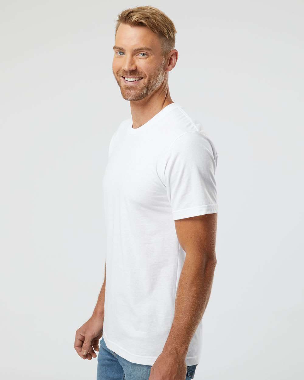American Apparel 2001 Fine Jersey Tee #colormdl_White