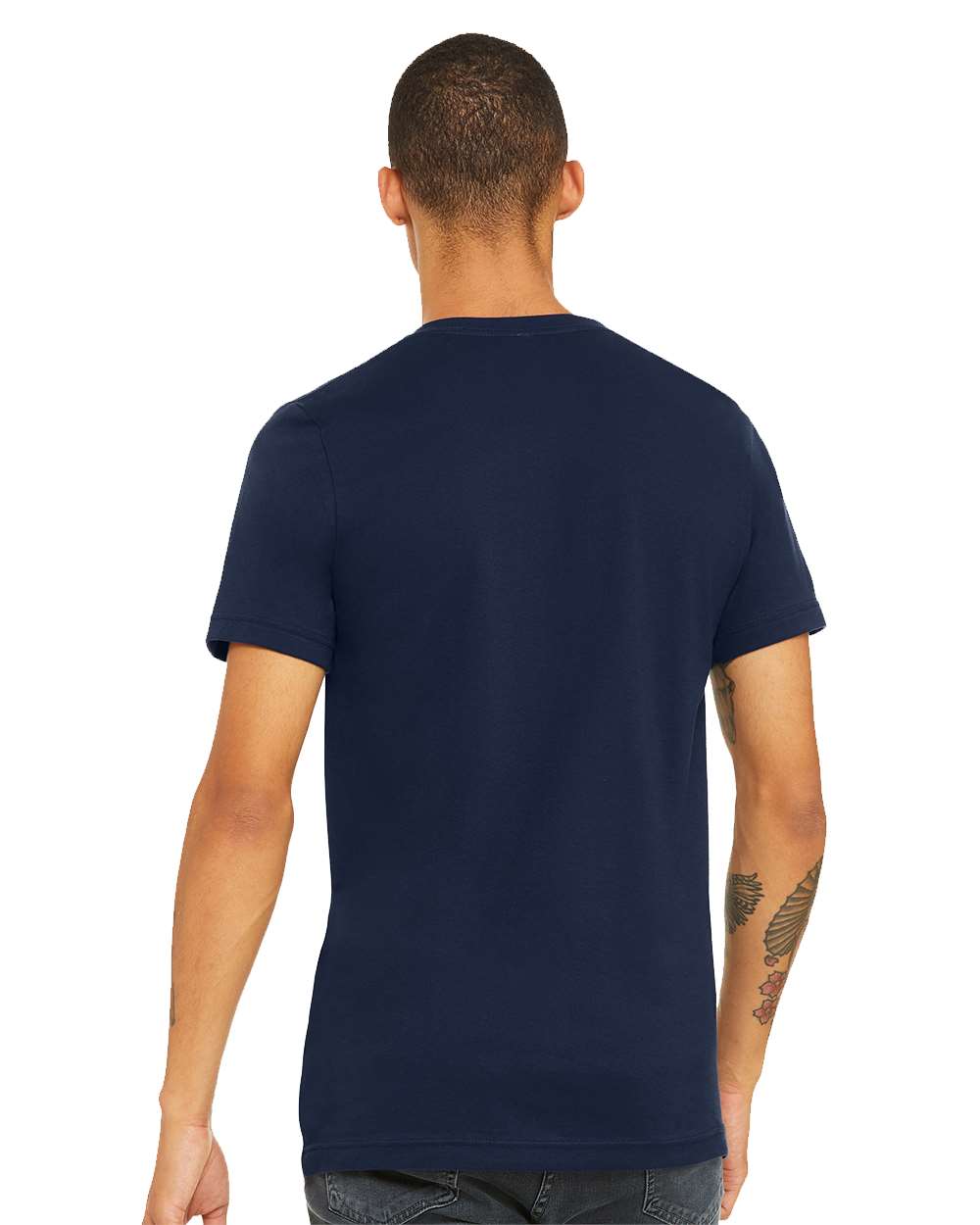 BELLA + CANVAS Unisex Jersey Tee 3001 mdl Navy Color BELLA + CANVAS Unisex Jersey Tee