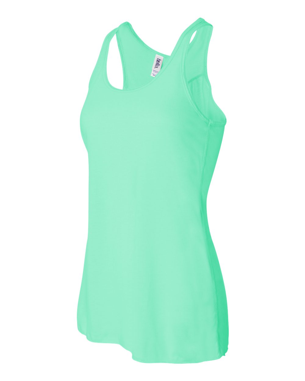 Mint Color Women's Flowy Racerback Tank
