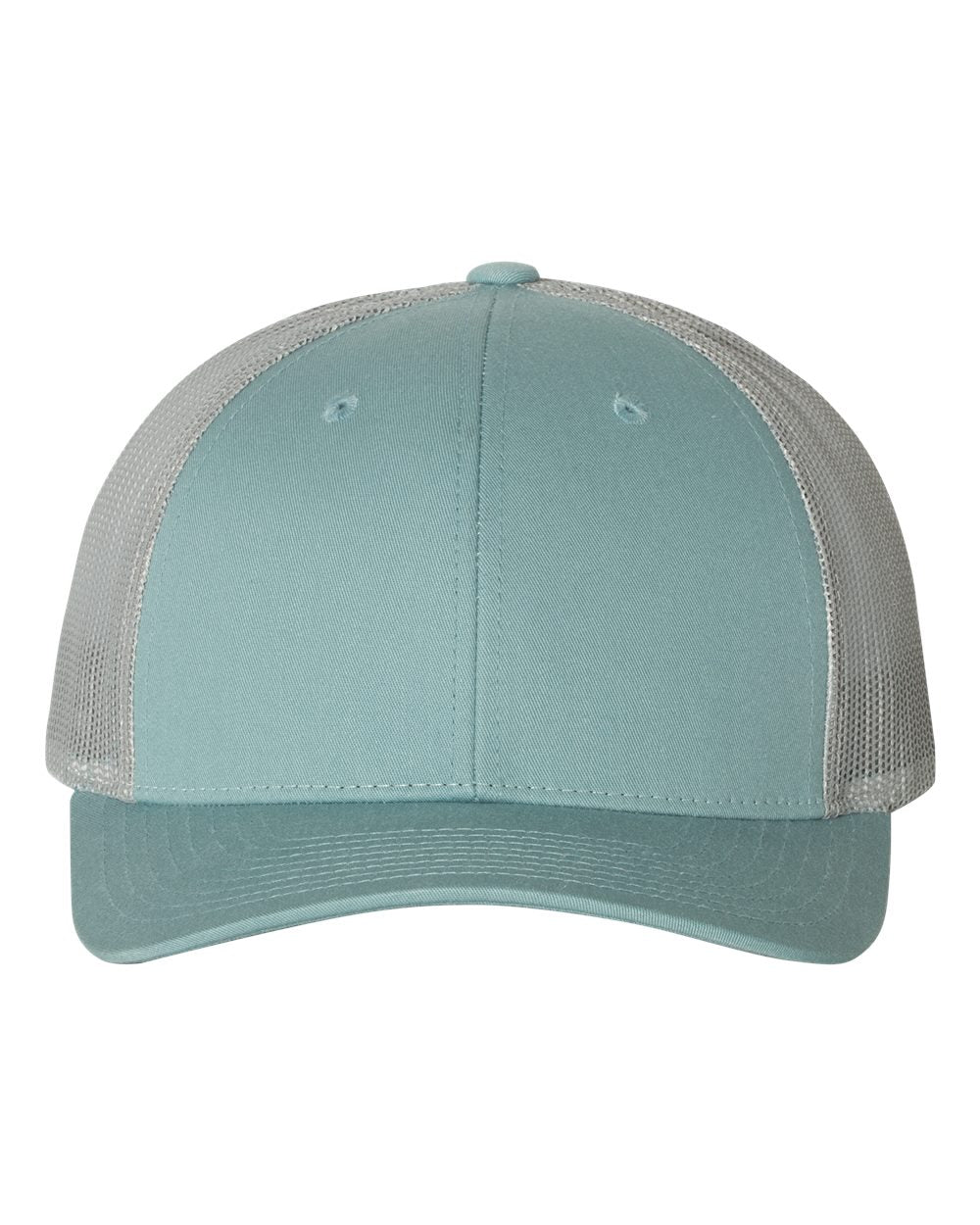 Smoke Blue and Aluminum Color Richardson Low Pro Trucker Cap