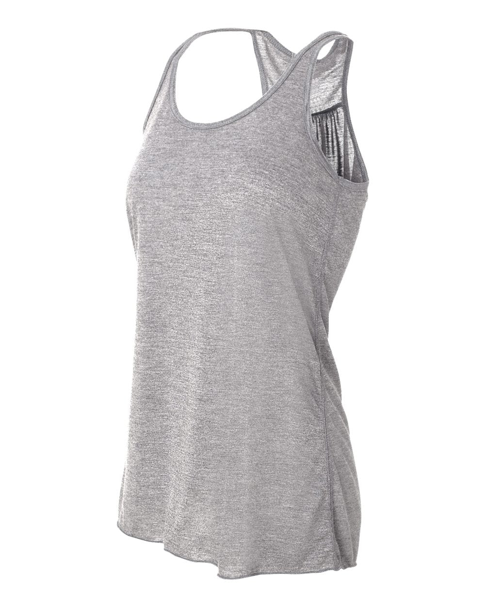 Athletic Heather Color Women's Flowy Racerback Tank