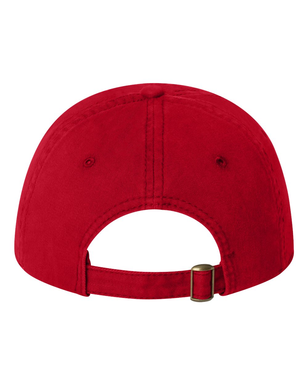 Red Color Sportsman Unstructured Cap Back View