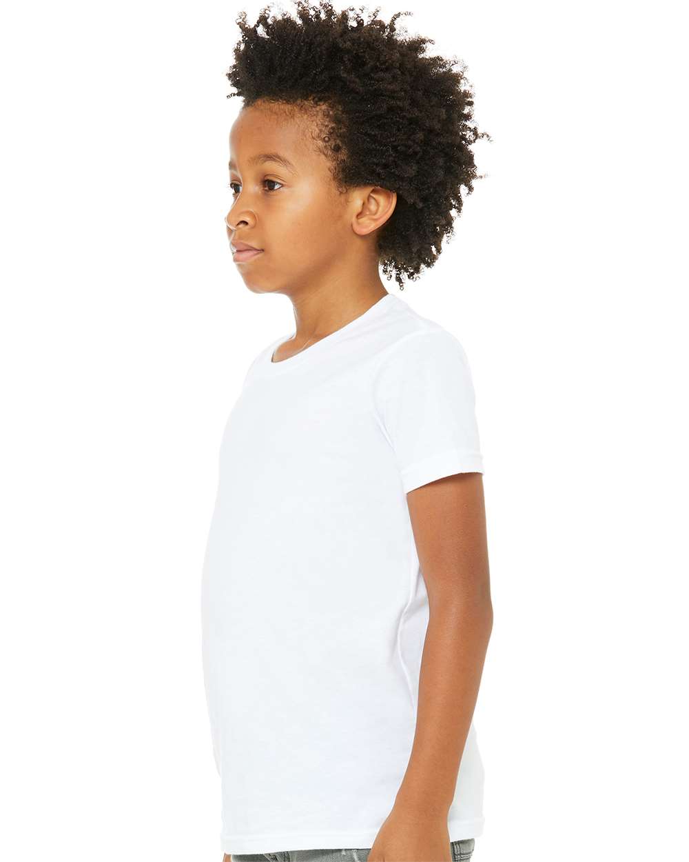 BELLA + CANVAS Youth Unisex Jersey Tee 3001Y #colormdl_White